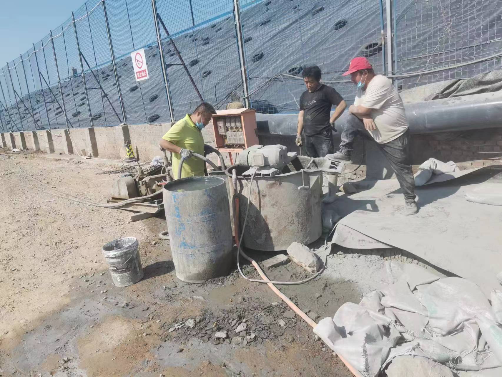 栾川袖阀管注浆